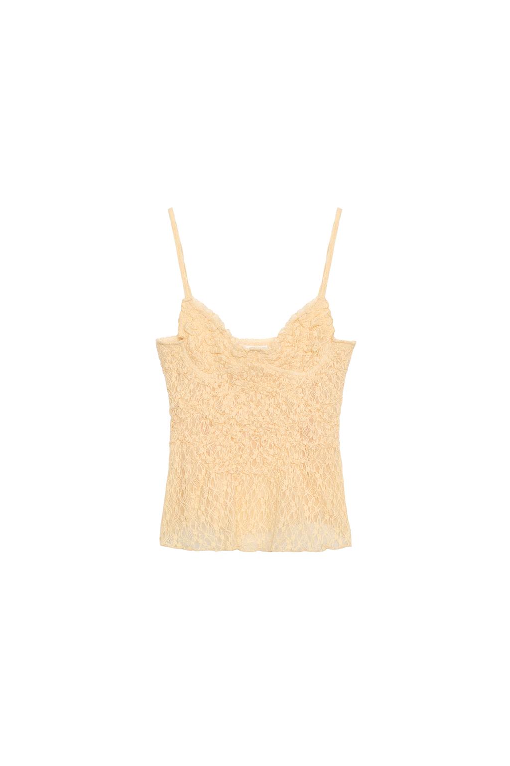 LACE RUCHED TOP - image 3