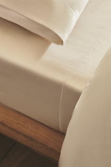 DRAP PLAT SATIN FESTON (300 FILS) - Beige de Zara - Image 10