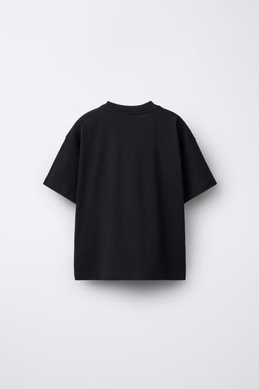 تيشرت بنص حبل - أسود الخاص بـ Zara