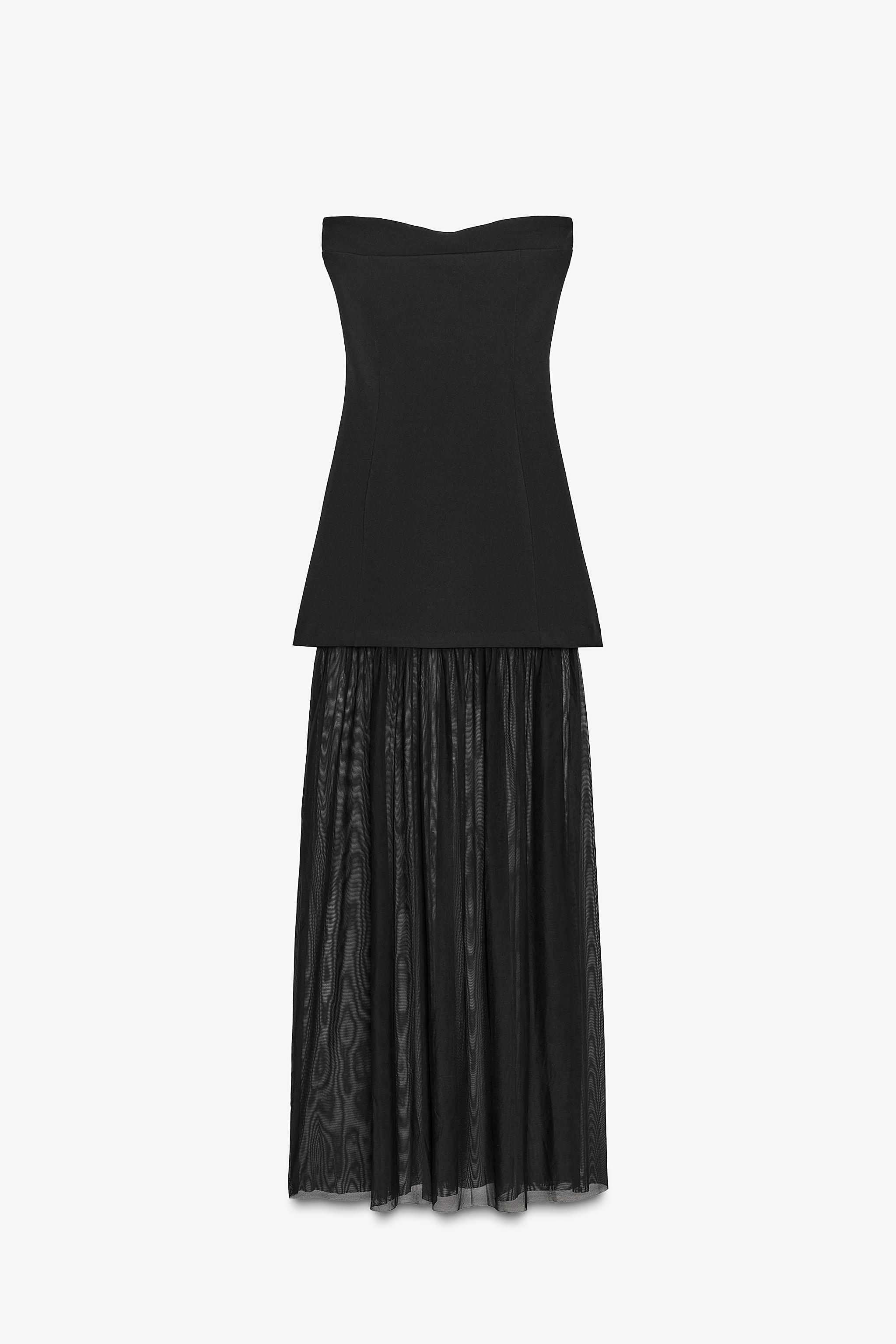 ZARA ブラック ストラップレス オールインワン　xs 新品 ブラックトップス – レディース | ZARA 日本