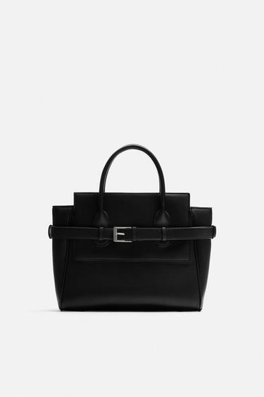 BOLSA DE MÃO CINTURÃO - Preto da Zara
