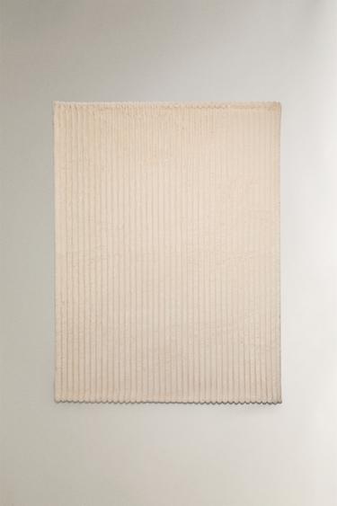 TEXTURED FLEECE THROW - Beige by Zara - Image 0