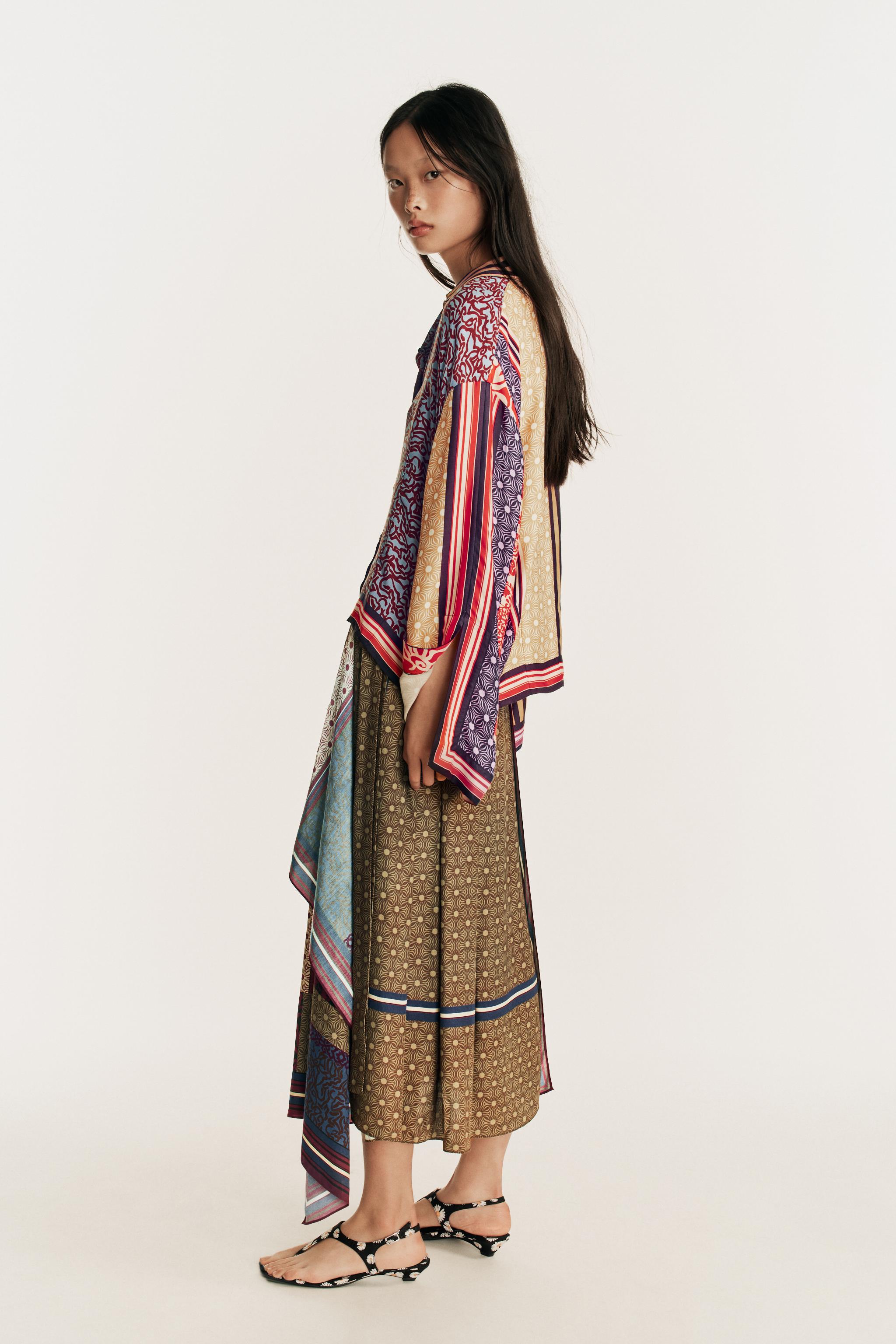 LIMITED EDITION PRINTED PAREO SKIRT