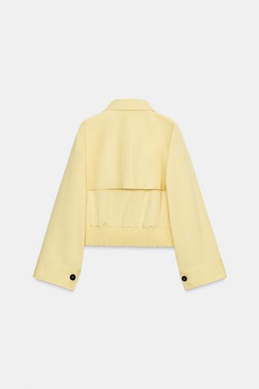 ZW COLLECTION SHORT JACKET - Yellow by Zara - Image 7
