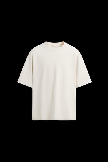 INTERLOCK-SWEATSHIRT MIT STICKEREI - Cremefarben von Zara