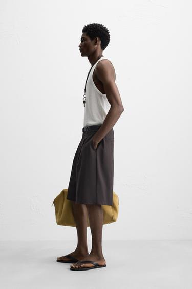 OPEN KNIT TEXTURED TANK TOP - White by Zara - Image 3
