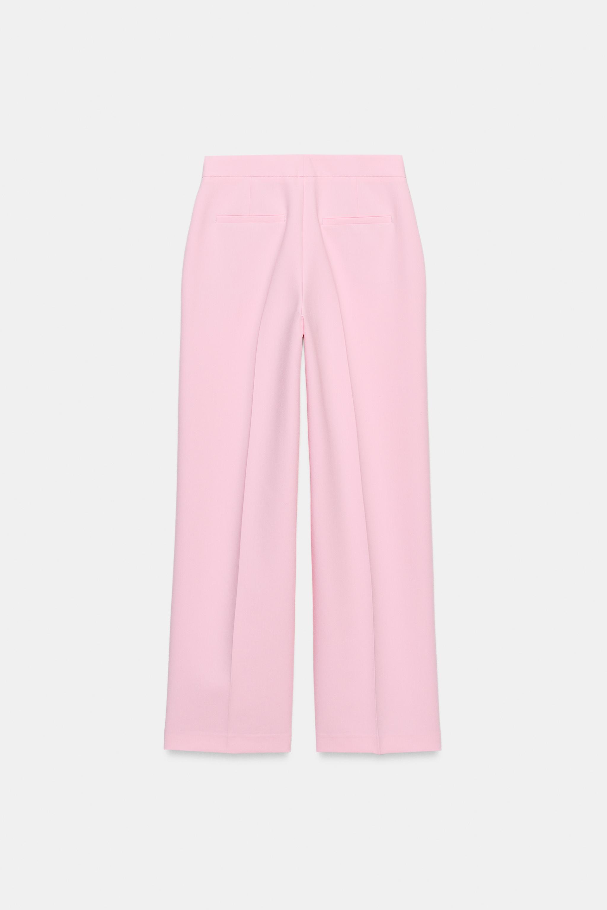 DÜZ KESİM DÜŞÜK BEL PANTOLON - Görsel 8