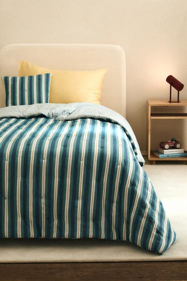 CHILDREN'S MULTI-WIDTH STRIPED QUILT - striped by Zara