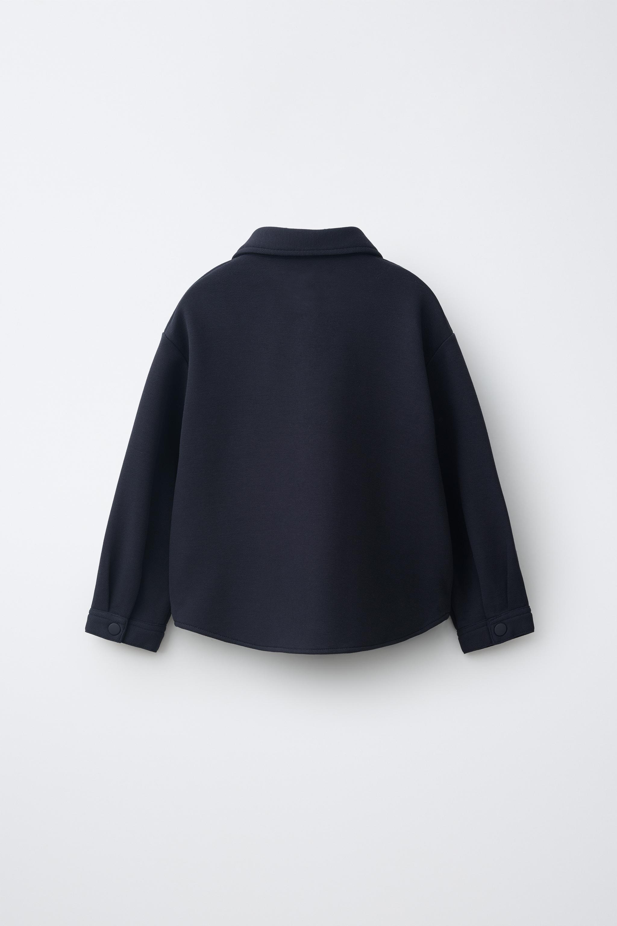 COMFORT POCKET OVERSHIRT — Navy blue