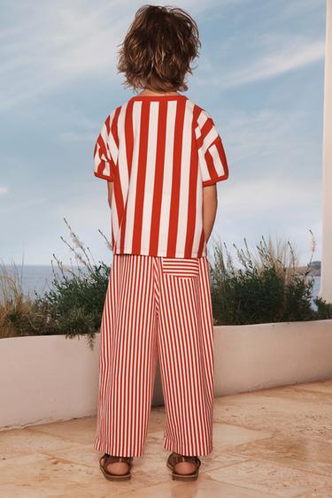 STRIPED T-SHIRT WITH POCKET - LIMITED EDITION - striped by Zara - Image 3