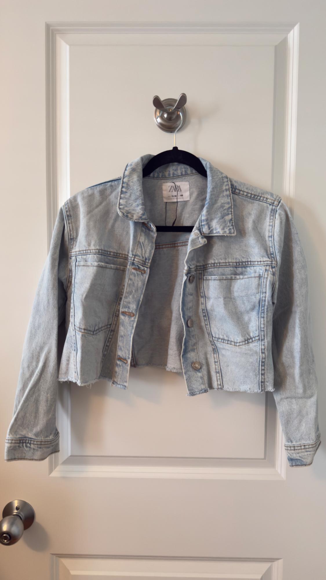 CROPPED DENIM JACKET - Image 3