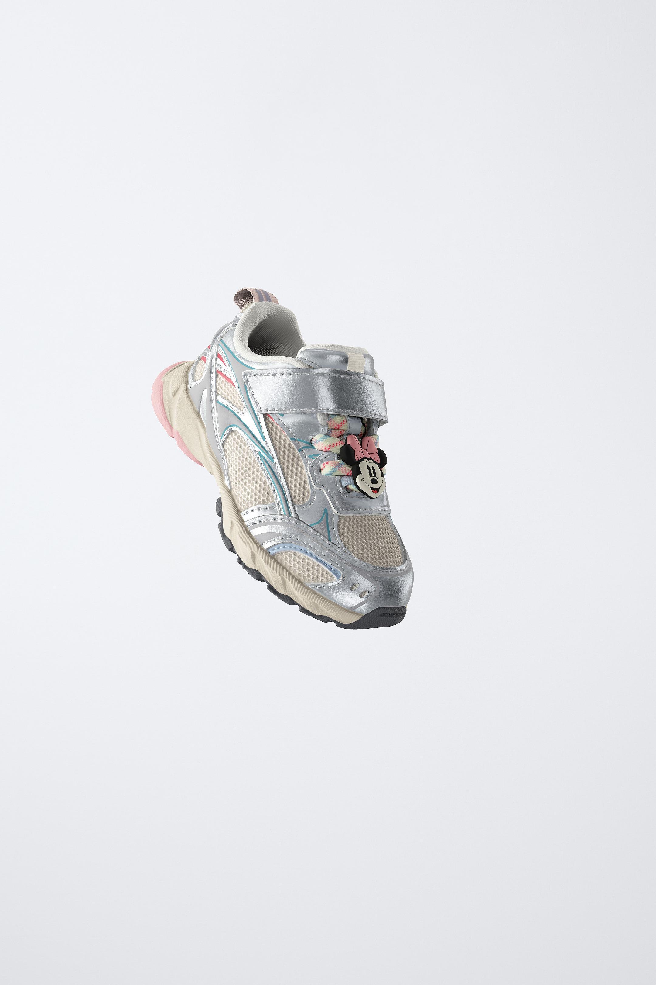 MINNIE MOUSE © DISNEY SNEAKERS - Silver | ZARA United States