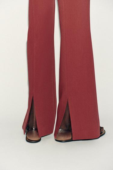 PANTALON FLARE - MARSALA de Zara - Image 3