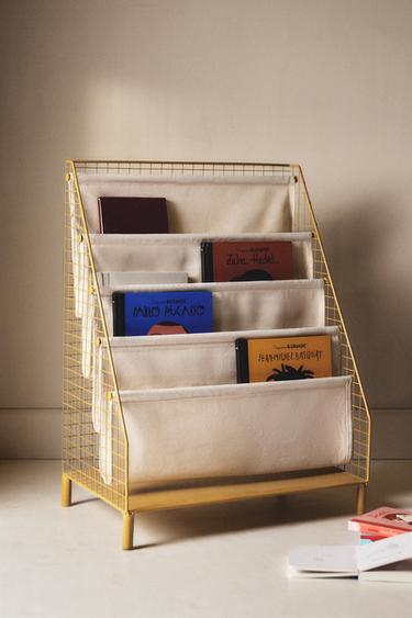 Zara KIDS’ METAL BOOKSHELF - Mustard
