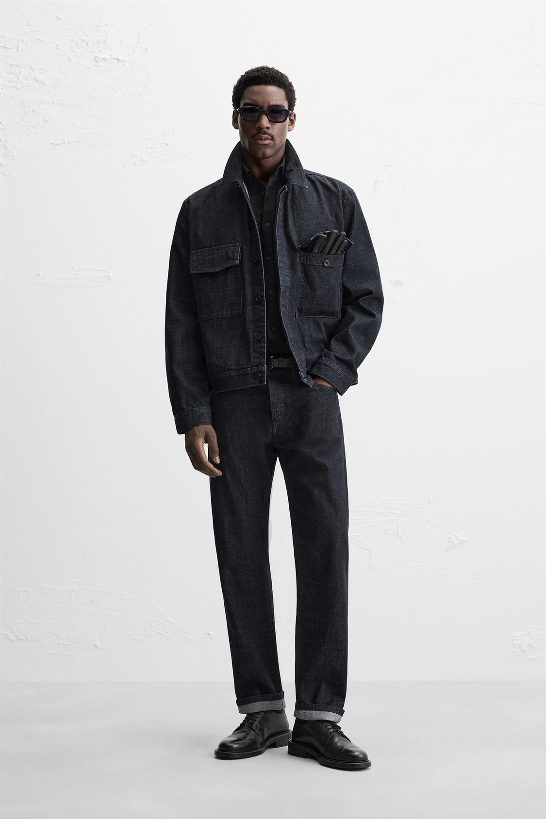 ДЖИНСОВАЯ ВЕРХНЯЯ РУБАШКА ZARA SELVEDGE