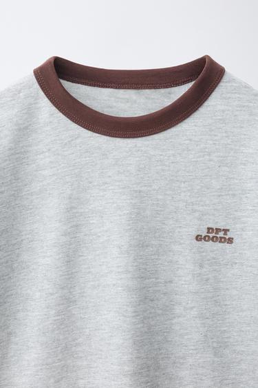 6-14 JAHRE / PYJAMA IN MATERIALKOMBINATION MIT STREIFEN - Blau von Zara