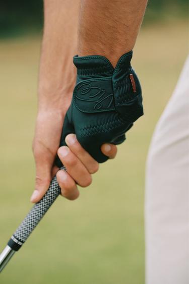 PÁNSKÁ LEVÁ GOLFOVÁ RUKAVICE - Zelená od Zara