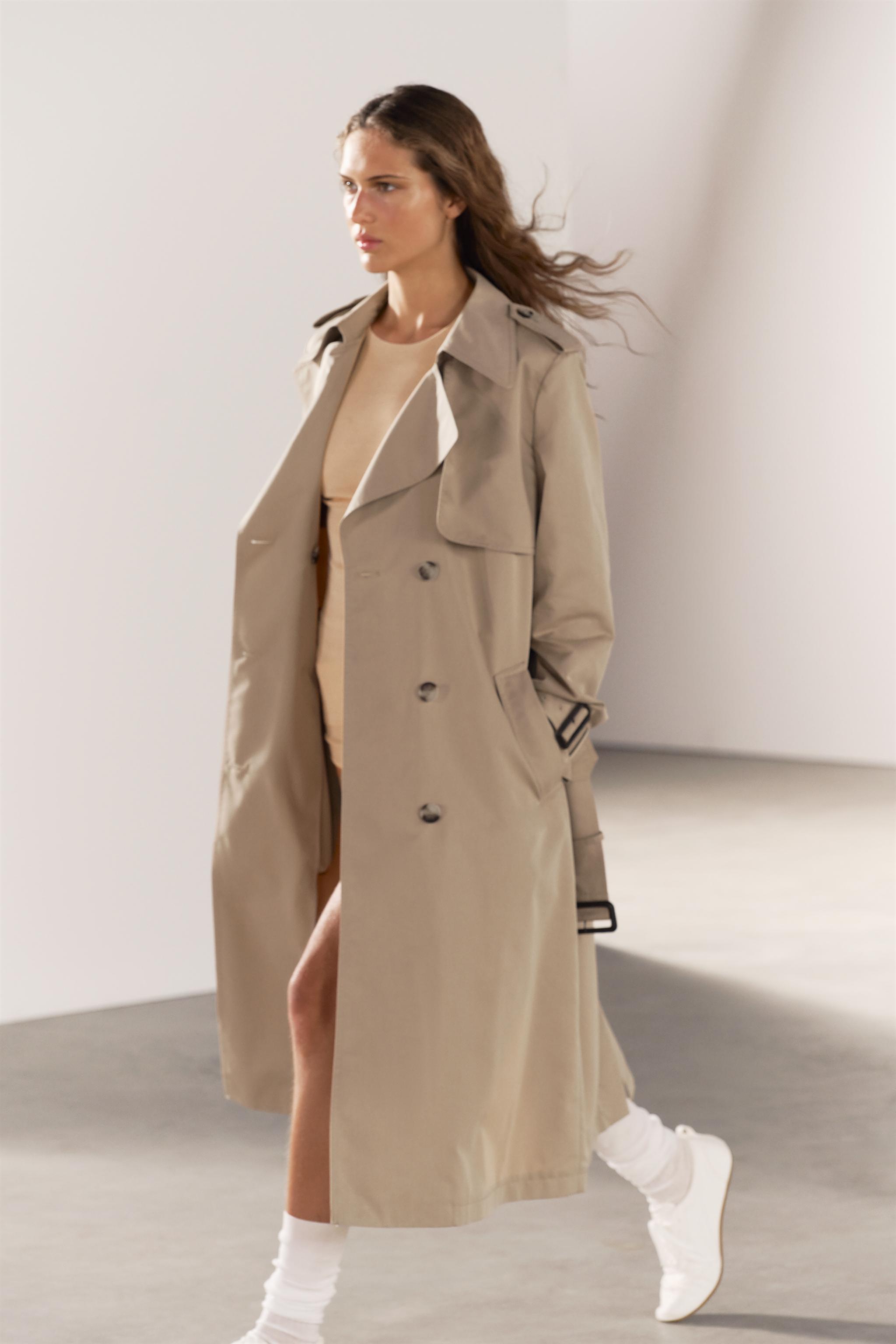 Pea coat outlet zara