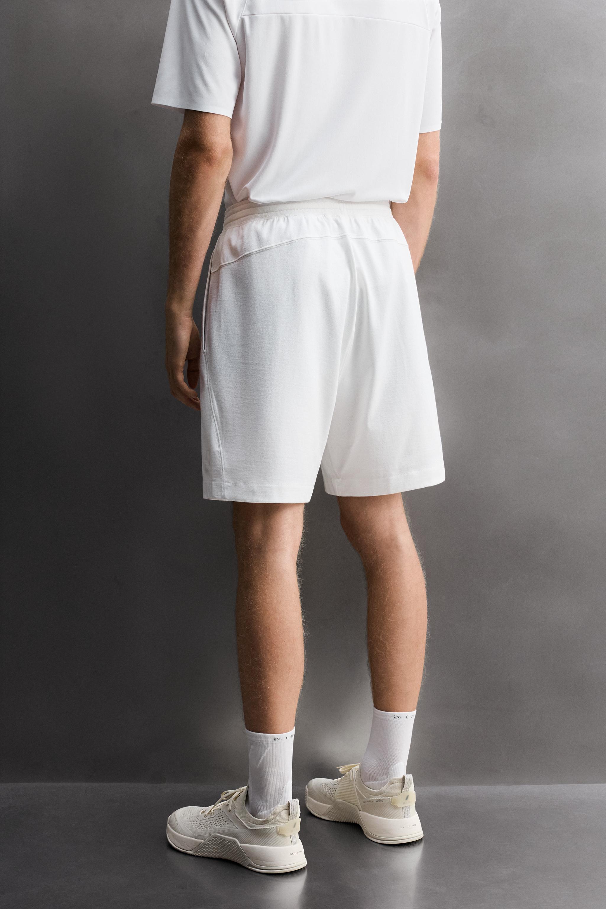 SHORT DE SPORT MÉLANGE COTON 9 POUCES