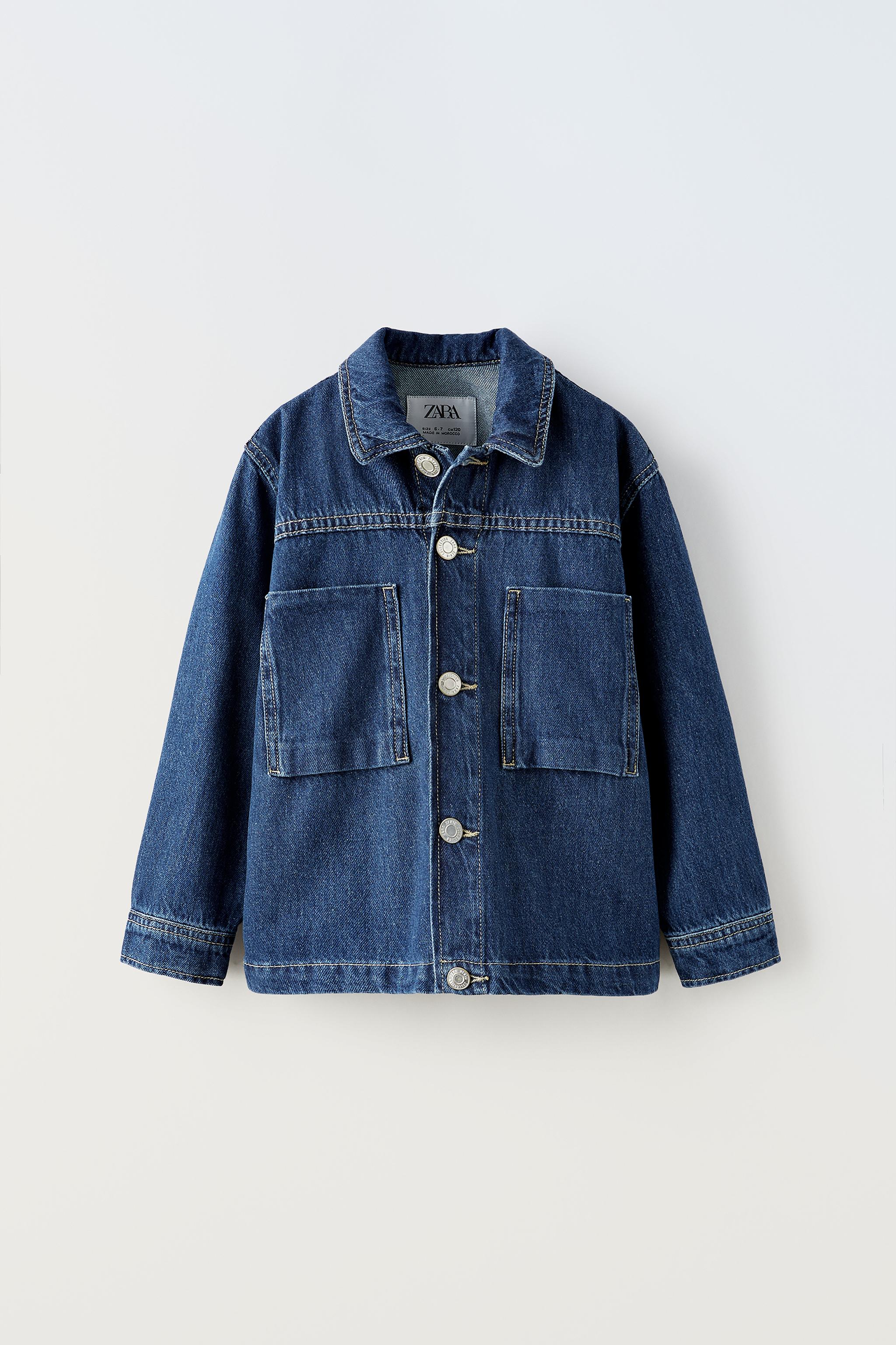 ポケット デニムシャツジャケット - ブルー | ZARA Japan / 日本