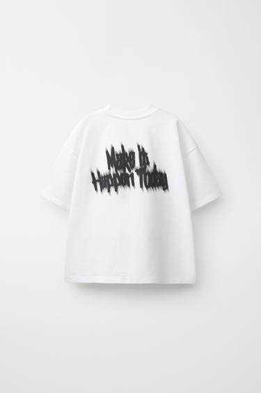 GRAFFITI PRINT SWEATSHIRT - White by Zara - Image 1