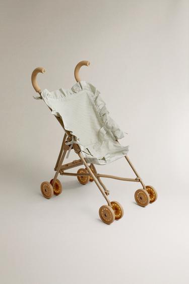 CHILDREN’S DOLL PUSHCHAIR - Cream by Zara - Image 2
