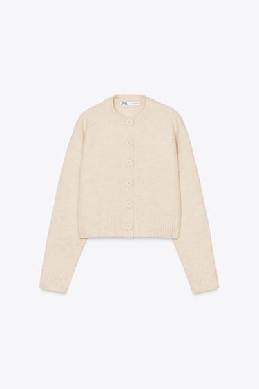 SOFT KNIT CARDIGAN - Sand by Zara - Image 0