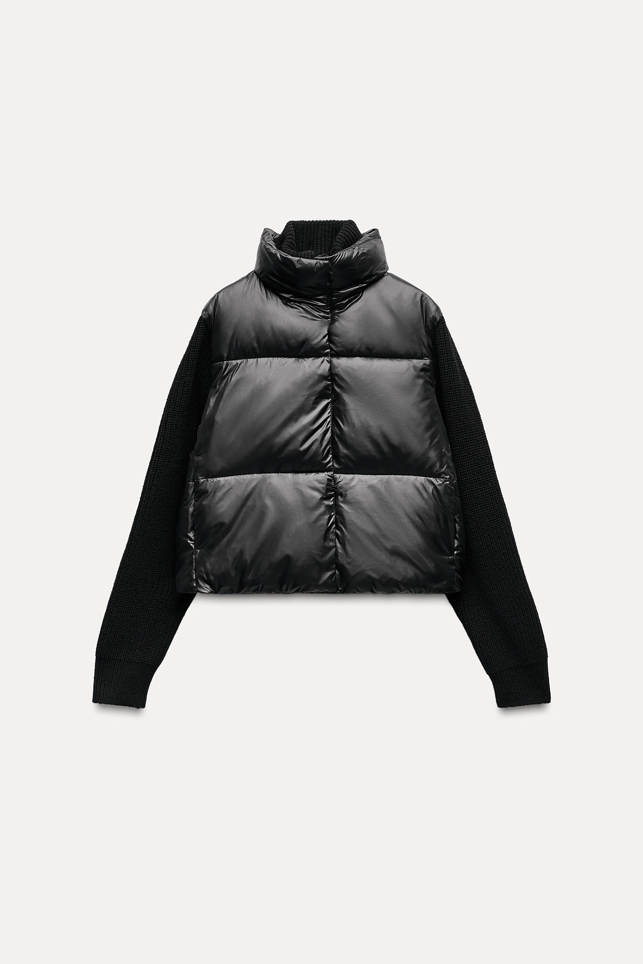 MIXED QUILTED JACKET ZW COLLECTION - Black | ZARA Canada MIXED QUILTED JACKET ZW COLLECTION - Black | ZARA Canada