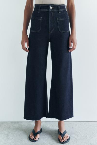 ZW COLLECTION MARINE STRAIGHT LEG CEPLİ YÜKSEK BEL JEAN_4