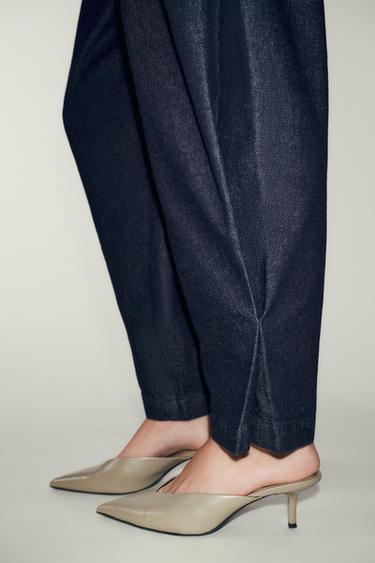 JEAN Z1975 BOMBACHO TAILLE HAUTE - Indigo de Zara