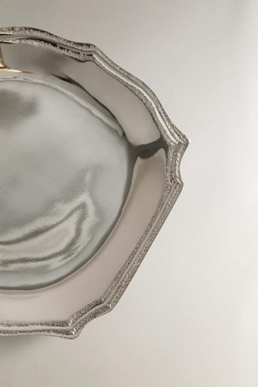PHOTOPHORE EN ALUMINIUM OCTOGONAL - Argent de Zara - Image 2