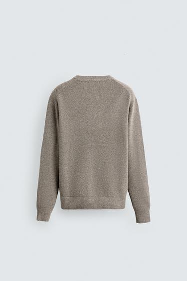 PURL KNIT SWEATER - Mink marl by Zara - Image 8