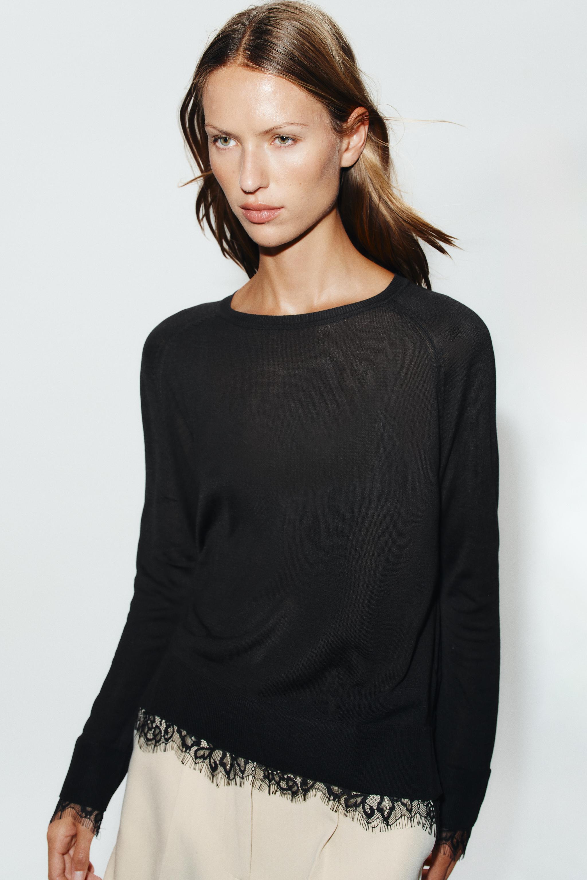 LACE KNIT JUMPER
