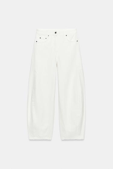 JEAN ZW COLLECTION ANKLE BALLOON TAILLE NORMALE - Blanc de Zara - Image 5