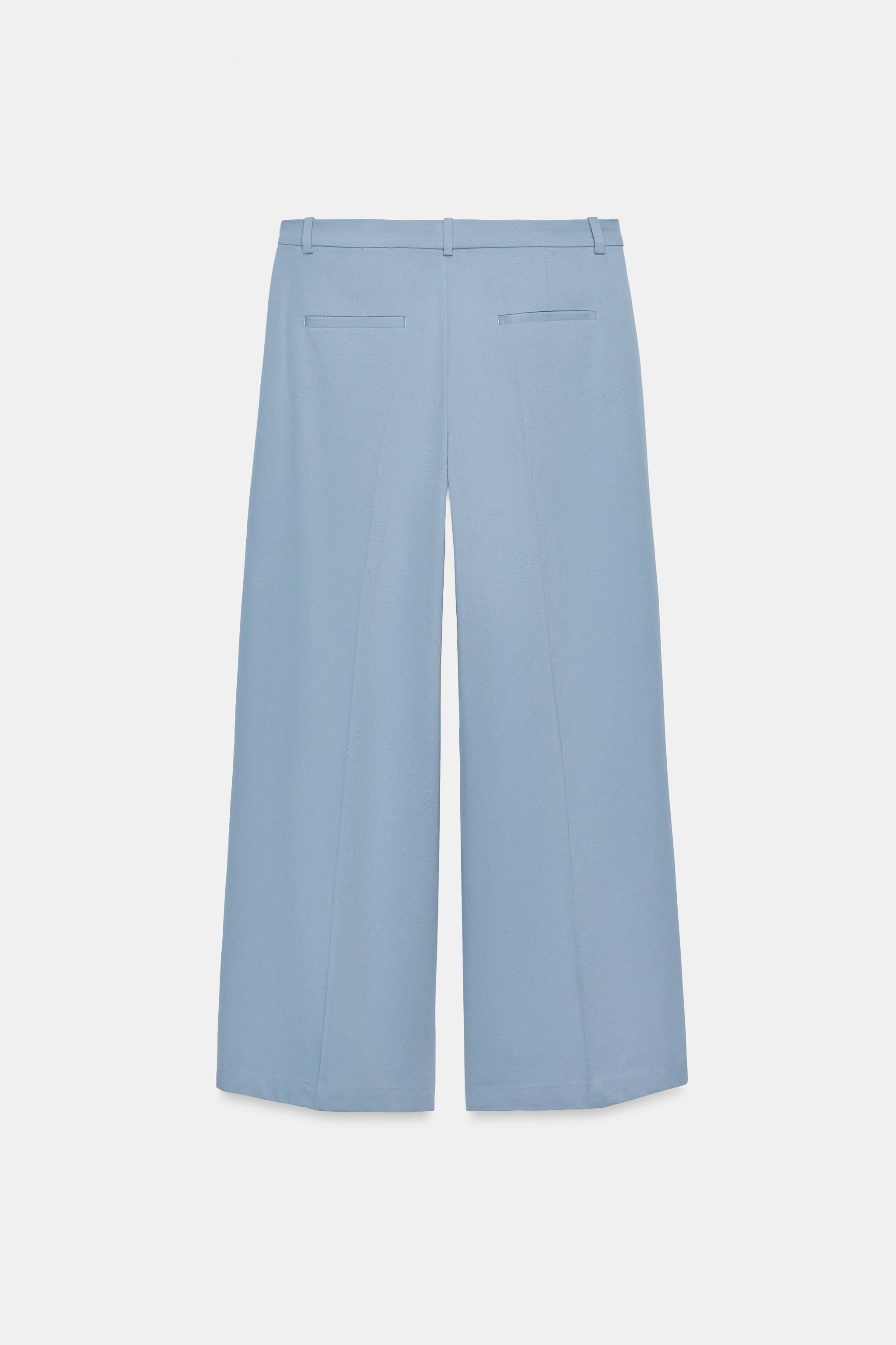 ZW COLLECTION PİLİLİ GENİŞ PAÇA PANTOLON - Görsel 6