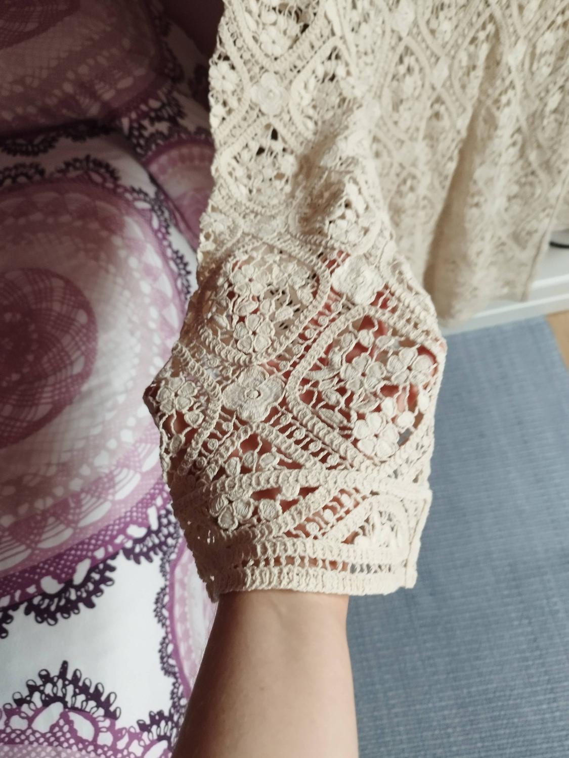 ZW COLLECTION CROCHET MINI DRESS - Image 7