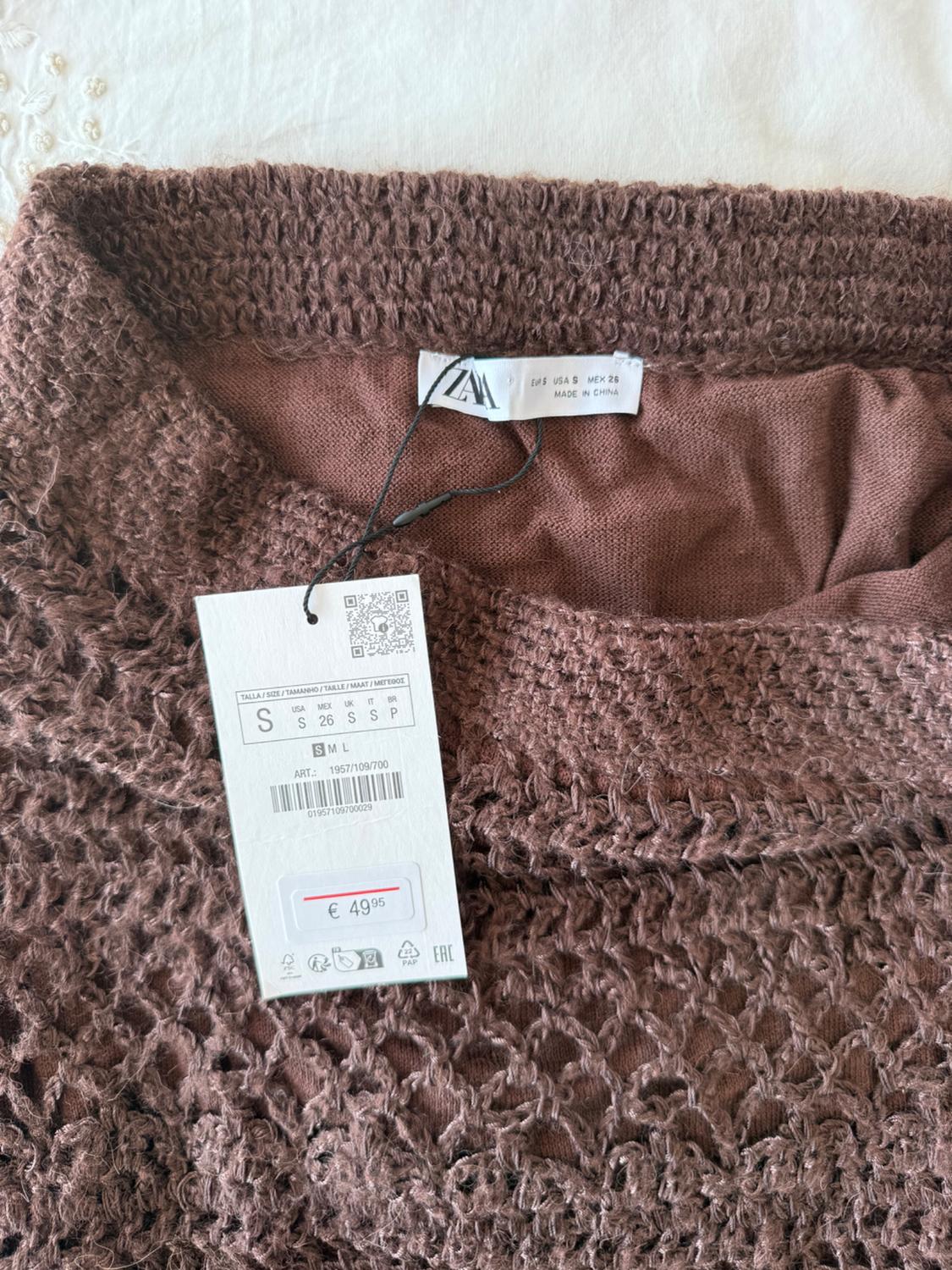CROCHET KNIT SKIRT - Image 6