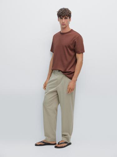 Zara 100% cotton short-sleeve T-shirt - 353 - Image 0