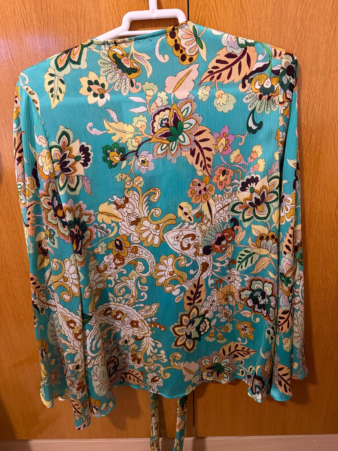 FLORAL PRINT OVERSIZED BLOUSE - Image 3