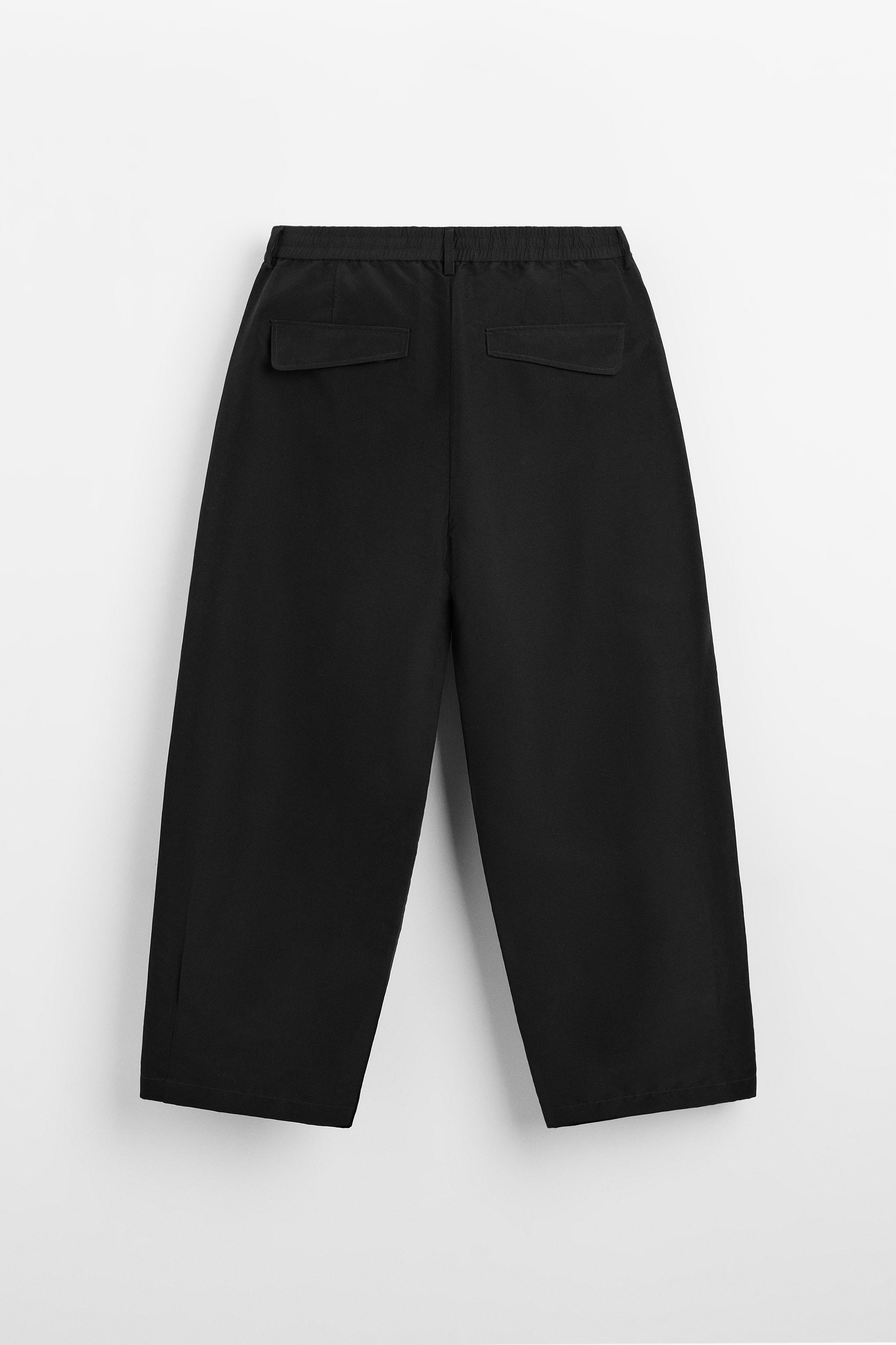 ☆ドイツ発*ZARA*新作*バルーンフィットパンツ/BLACK☆ LIMITED EDITION バルーンフィットジョガーパンツ - ブラック