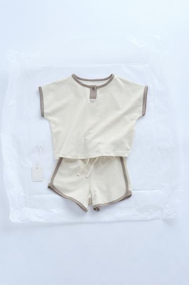 ZARA TIMELESS - STRIPED PYJAMAS - camel by Zara - Image 0