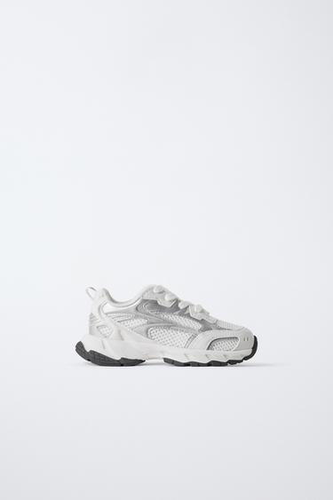 MESH TRAINERS - White by Zara