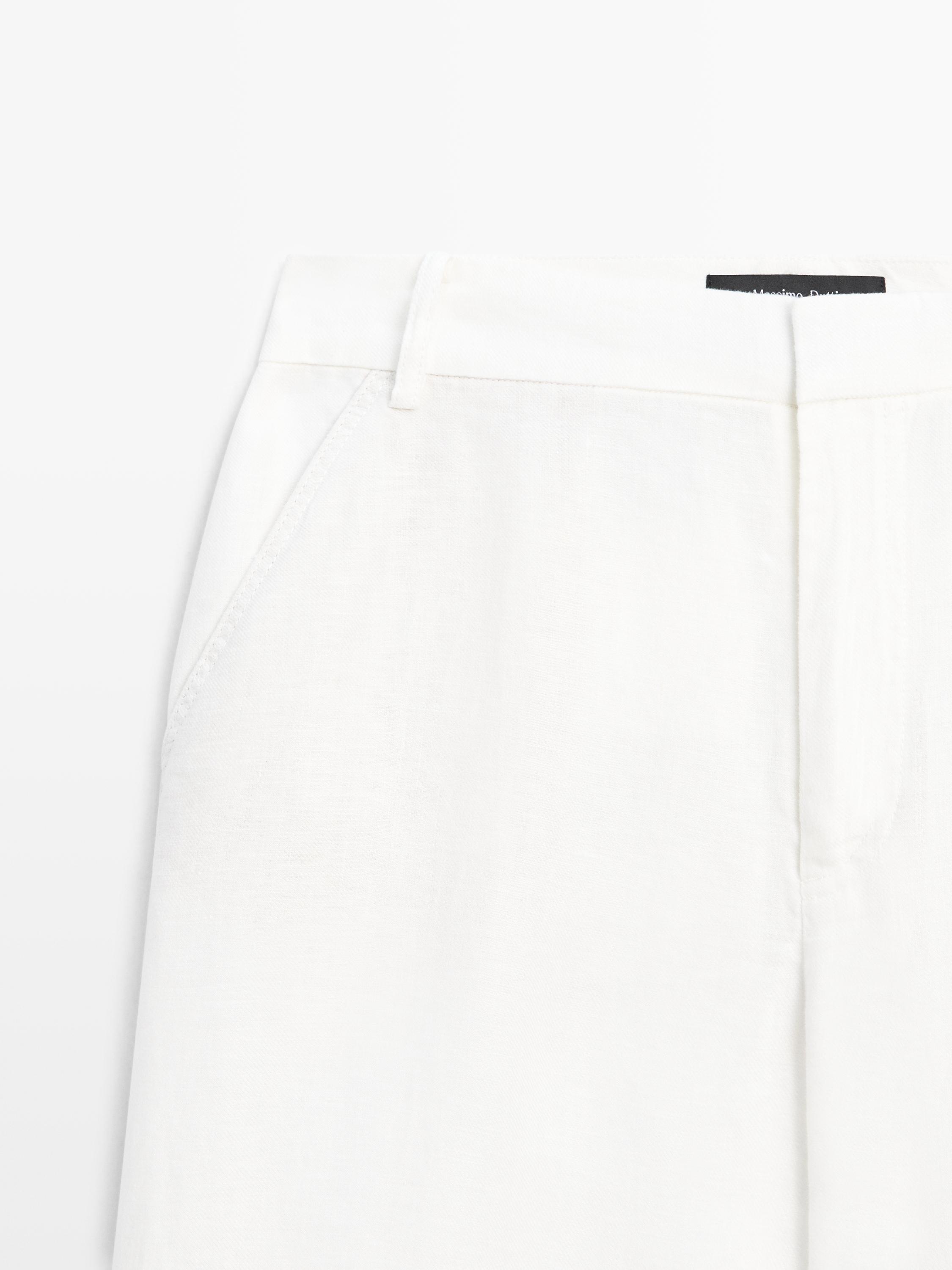 Pantalon fluide 100 % lin