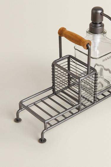 DOUBLE KITCHEN DISPENSER WITH STAND - Steel by Zara - Image 2