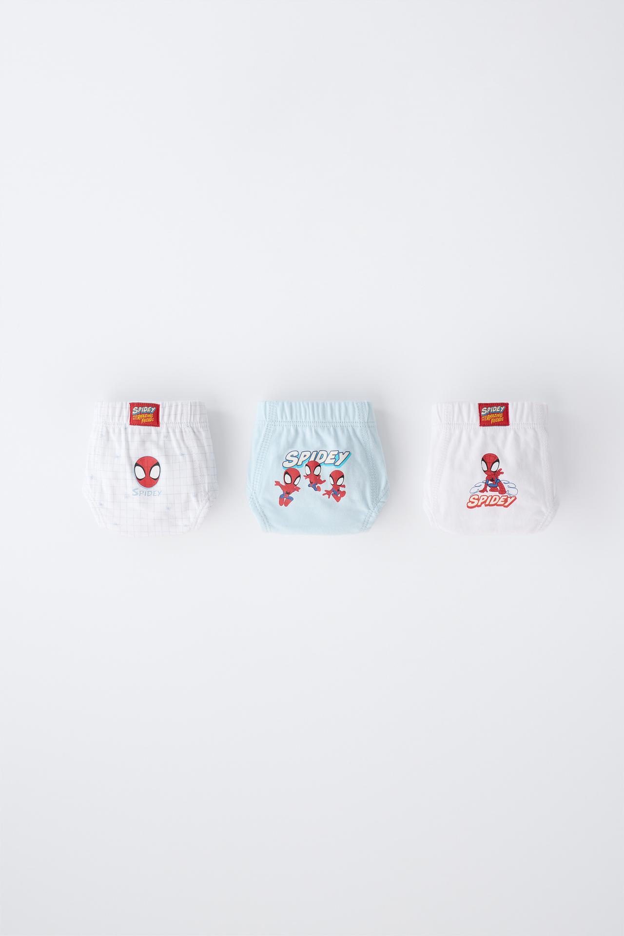 1 1/2-6 YEARS / THREE-PACK OF SPIDEY © MARVEL UNDERWEAR — Multicolored