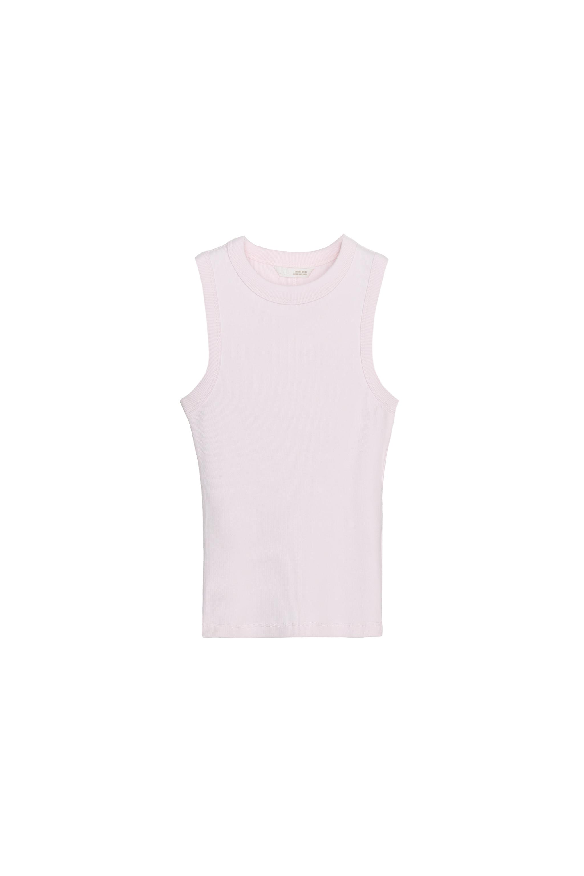 RIB TANK TOP - Pastel pink | ZARA United States