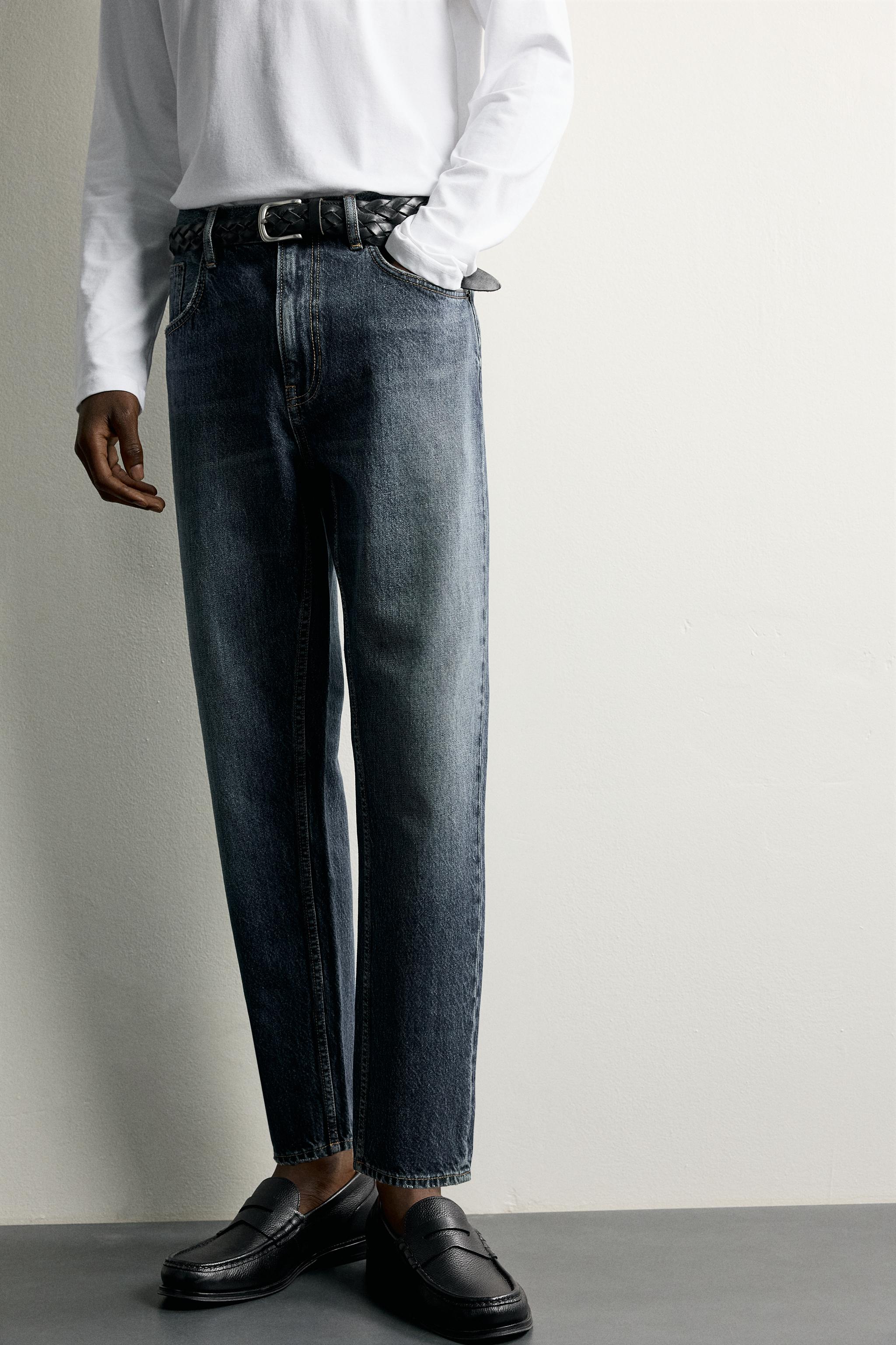 Zara SLIM CROPPED FIT JEAN görsel 5