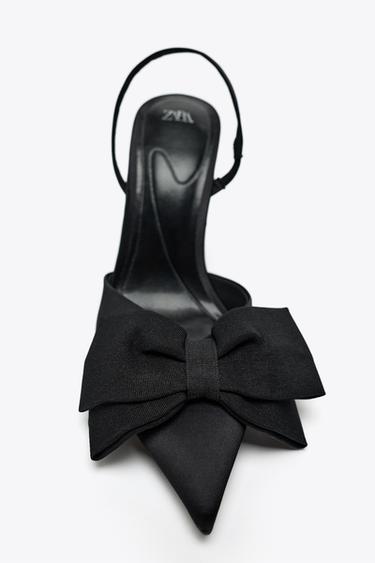 BOW HEEL SHOES - Black by Zara - Image 3
