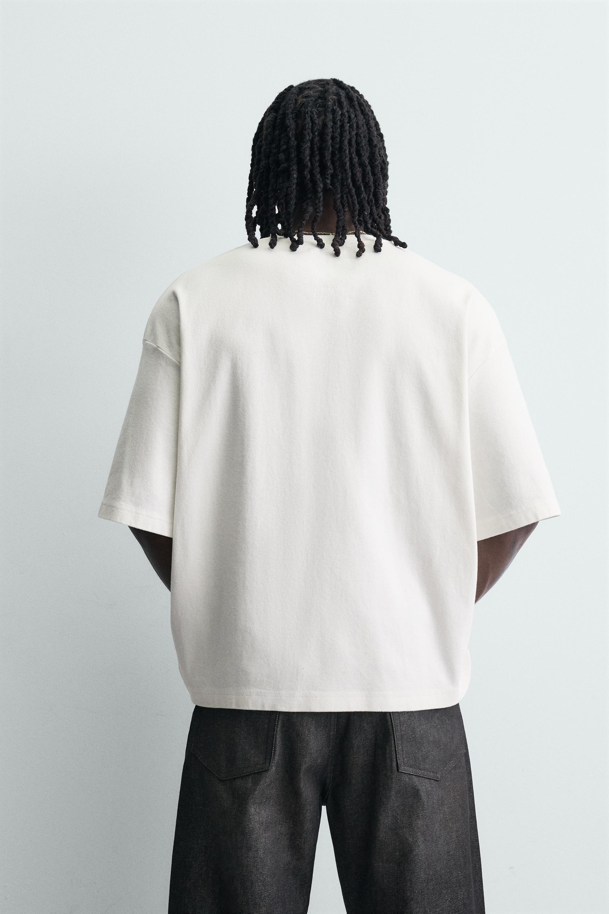 BOXY FIT TEXTURED SWEATSHIRT