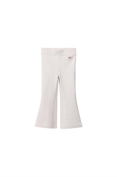 LEGGING FLARE INTERLOCK ETIQUETA - Arena / Vigoré de Zara